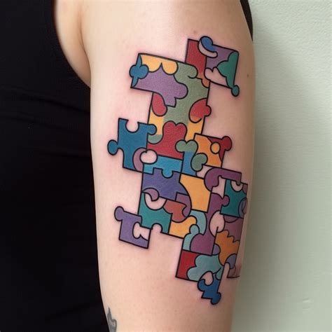 55 Puzzle Pieces Tattoo Ideas - TattooClue.com