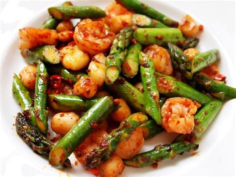 Asparagus Scallop And Shrimp Stir Fry Cooking Recipes Recipes