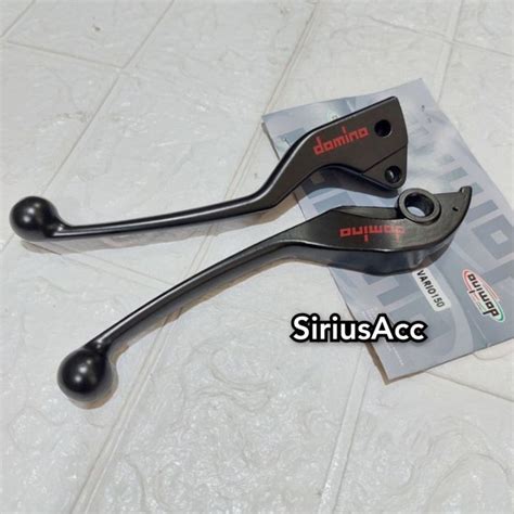 Handle Rem CNC Domino Model Standar Full Black Vario 150 Vario 125 CBS