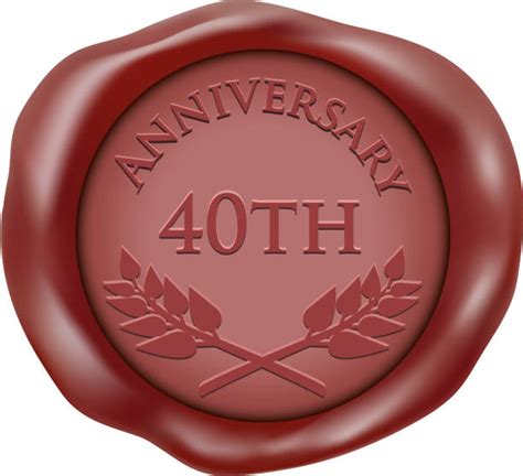 Royalty Free 40th Anniversary Clip Art, Vector Images & Illustrations ...