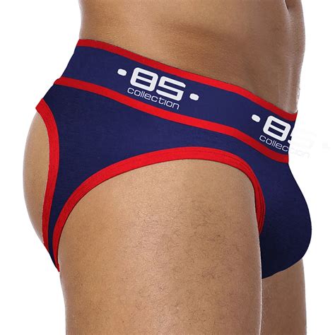 Bs Brand Jockstrap G Strings Sexy Open Back Gay Men Underwear Pennis