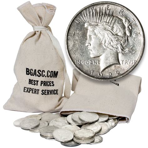 Buy Peace Silver Dollars 100 Coin Bag 90 Silver Coins Circulated