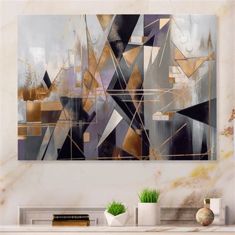 Mercer41 Soft Color Composition III Modern Geometric Metal Wall Decor