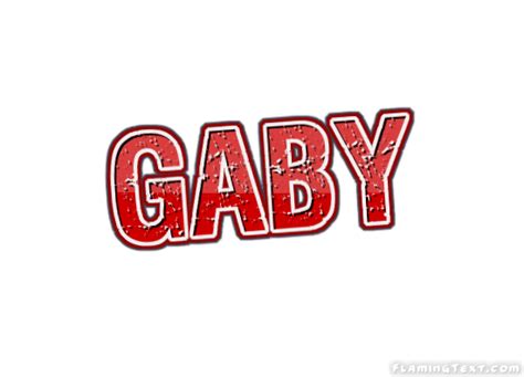 Gaby Logo | Free Name Design Tool from Flaming Text