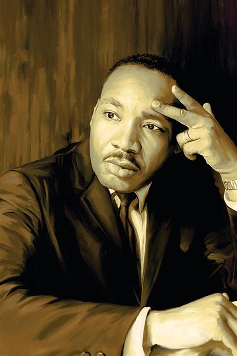 Martin Luther King Jr Artwork Painting By Sheraz A Pixels