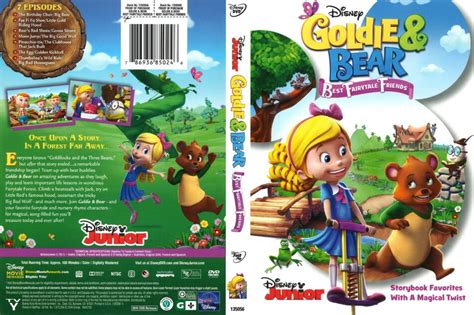 Goldie and Bear: Best Fairytale Friends (2016) R1 DVD Cover - DVDcover.Com