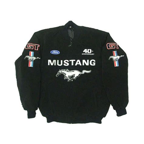 Ford Mustang 40th Anniversary Racing Jacket Nascar Jacket Etsy