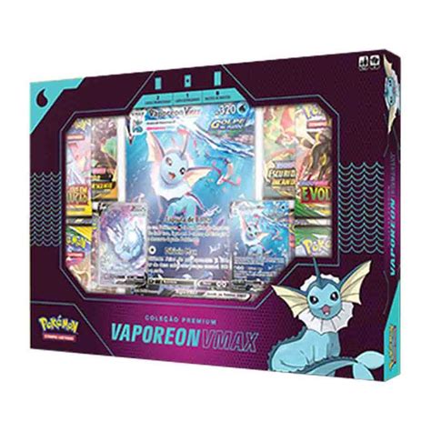 Pokemon Box De Coleção Premium V Max Jogo De Cartas Copag 31094 Deck