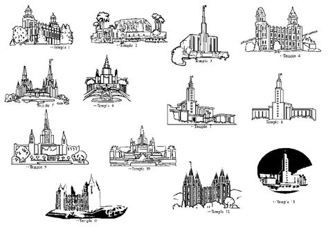 Lds Temples Clipart