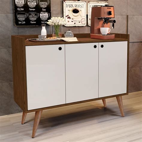 Aparador Buffet Retr Portas Wood Freij Off White Rpm M Veis