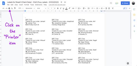 How To Print Labels From Google Sheets In 5 Easy Steps