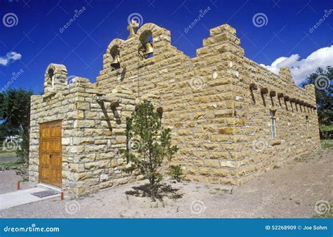 Sacred Heart Church and Mission, Quemado, NM Stock Image - Image of ...