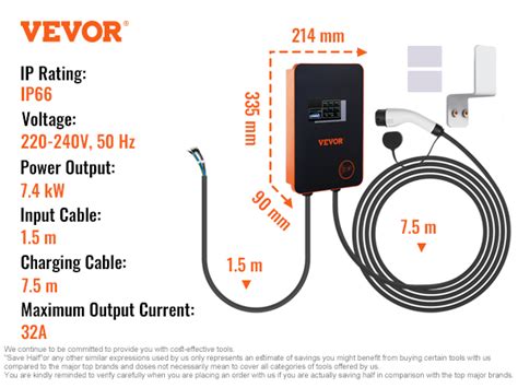 Vevor Wallbox Kw Ev Ladestation Typ A Wetterbest Ndige Mobiles