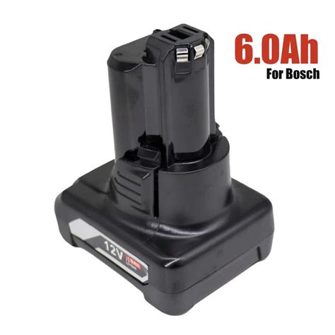 Gba12v60 6000mah For Bosch 12v 10 8v Li Ion Replacement Battery Bat411 Bat420 Gba 12v Cordless