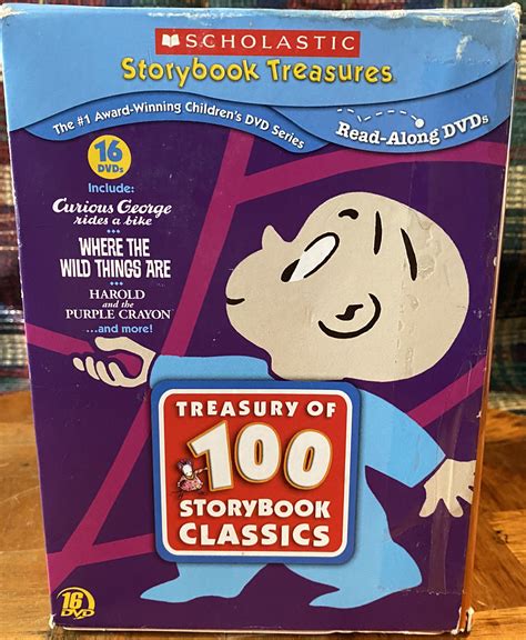 Vintage Scholastic Storybook Treasures 100 Classics on 16 DVD Box Set ...