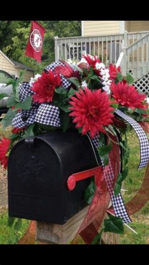 Mailbox Topper Mailbox Decor Mailbox Flowers Wreath Decor