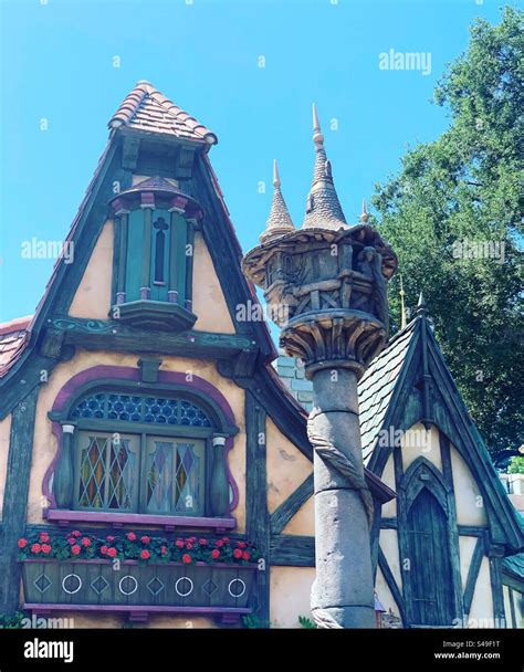 Disneyland Rapunzel Tower Stock Photo - Alamy