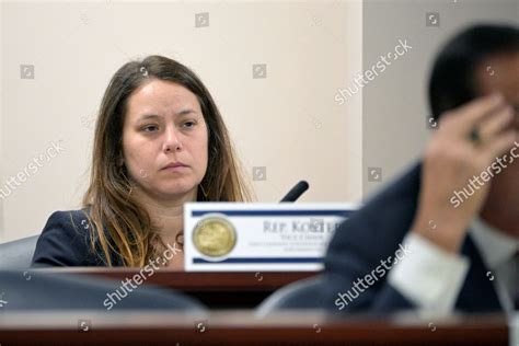 Florida Rep Traci Koster Watches During Editorial Stock Photo Stock