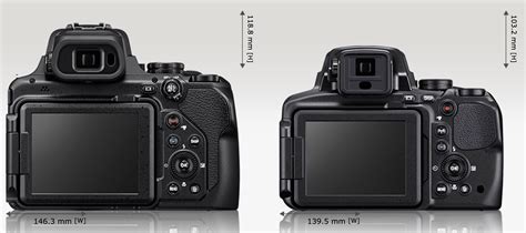 Nikon Coolpix P1000 vs. Nikon Coolpix P900 specifications comparison ...