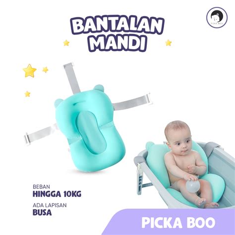 Jual PICKA BOO Premium Baby Bath HelperAlas Duduk Mandi Bayi Anti Slip