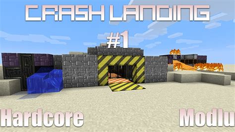 HEM HARDCORE HEM MODLU Minecraft Crash Landing 1 YouTube