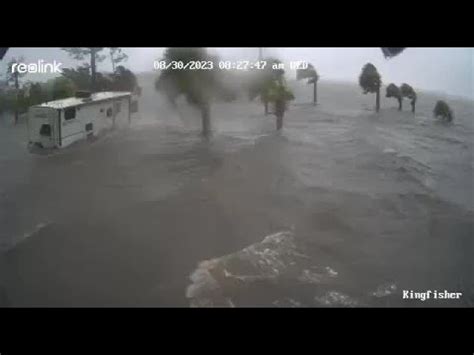 Video Shows Idalia Storm Surge Devastating Steinhatchee YouTube