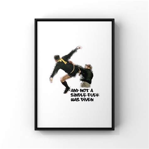 Eric Cantona Kung Fu Kick Fan Infamous Moment Manchester United FC ...