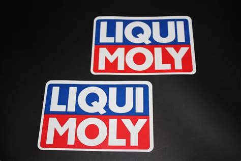 LIQUI MOLY AUFKLEBER Sticker Decal Bapperl ÖL Schmierstoffe Tuning