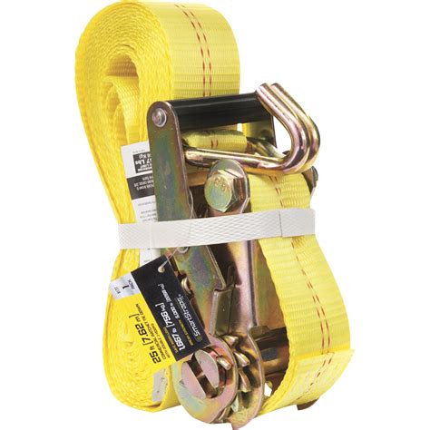 Smartstraps 25ft Ratchet Tie Down With Double J Hooks 5000 Lb