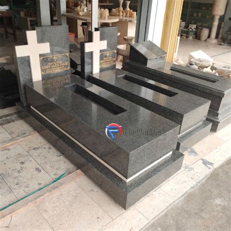 Jual Kijingan Makam Kristen Salib Batu Granit Impal X Shopee