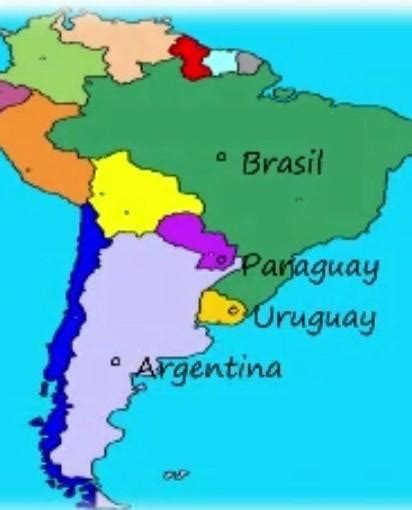 Nombro y localizo en el mapa los países que integran la cuenca del Río