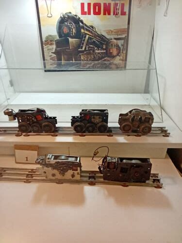 Lionel O Gauge Steam Engine Parts Lot 5 Total Pieces Untested Pre Owned