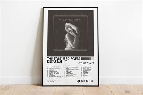 The Tortured Poets Anthology Poster Print Poster T Wall Decor Album Cover Poster Wall