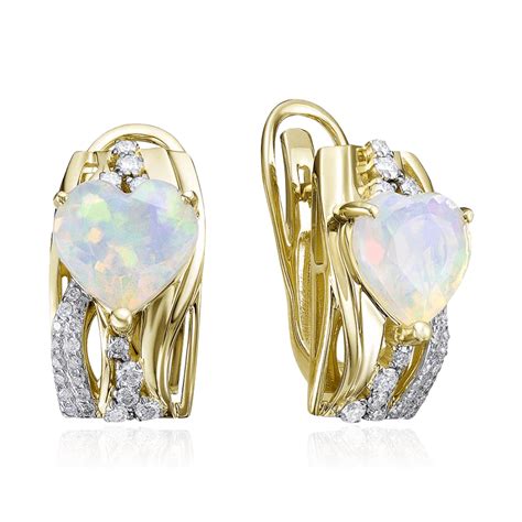 Купить ювелирные украшения с опалом в золоте в Москве | DIAMONDS ARE ...