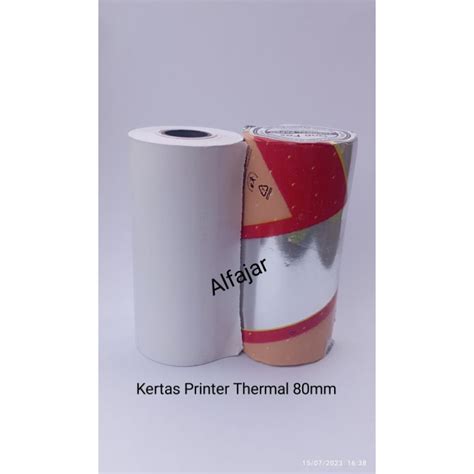 Jual Kertas Printer Thermal Mm Shopee Indonesia