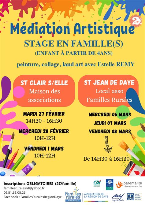 Stage En Famille S Parentalit R Seau Manche