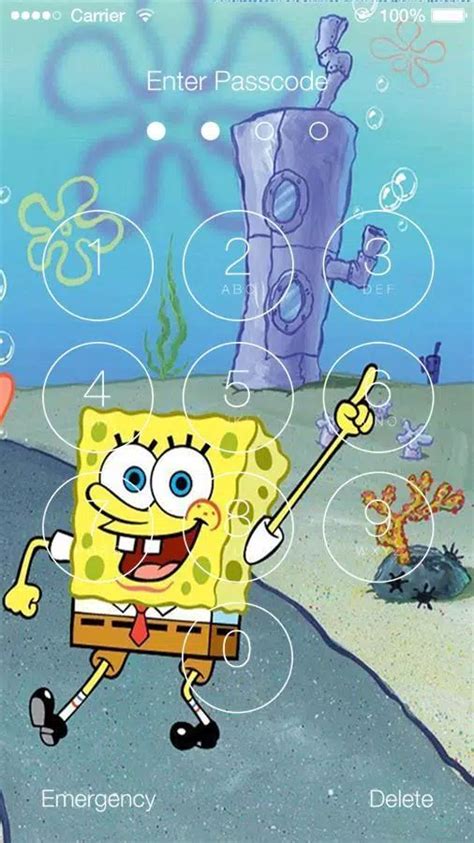 74 Wallpaper Spongebob Lock Screen Images Myweb