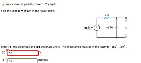 Solved Chapter 8, Problem 8.049 (Circuit Solution) Your | Chegg.com