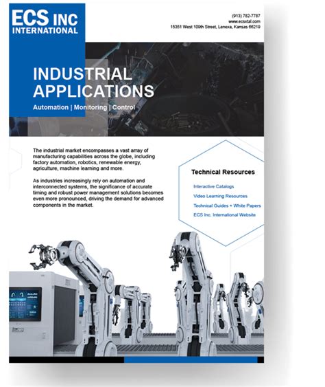 Electronic Components For Industrial Applications - ECS Inc.