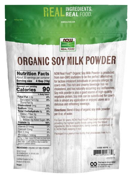 Soy Milk Powder, Organic | Country Life Natural Foods