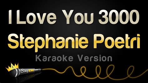 Stephanie Poetri I Love You 3000 Karaoke Version Youtube