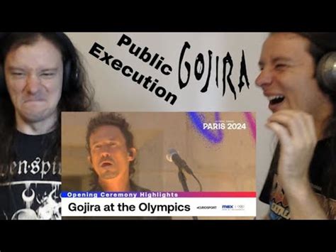 Reaction Gojira Ah A Ira Live At The Olympics Youtube