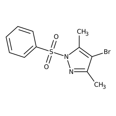 4 Bromo 3 5 Dimetil 1 Fenilsulfonil 1H Pirazol 95 Fisher Scientific