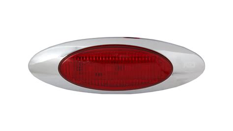 Importado Plaf N V Ovalado Lateral Led Rojo