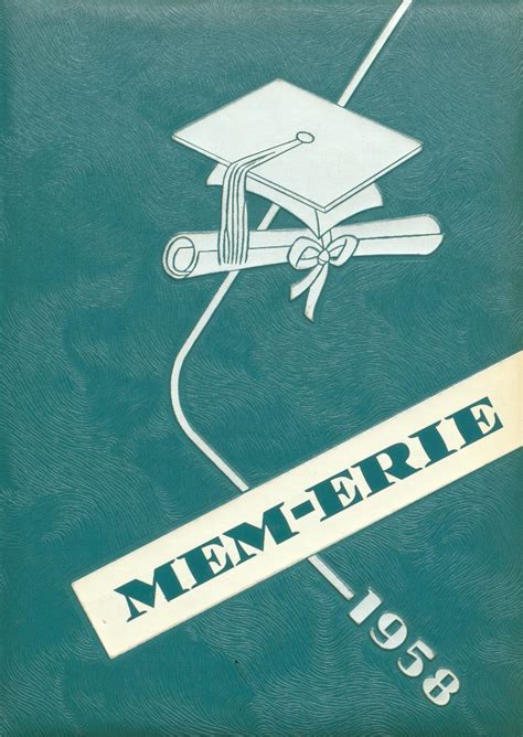 1958 yearbook from Erie High School from Erie, Kansas for sale