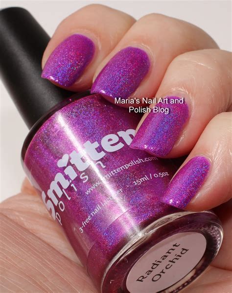 Marias Nail Art And Polish Blog Smitten Polish Radiant Orchid Swatches