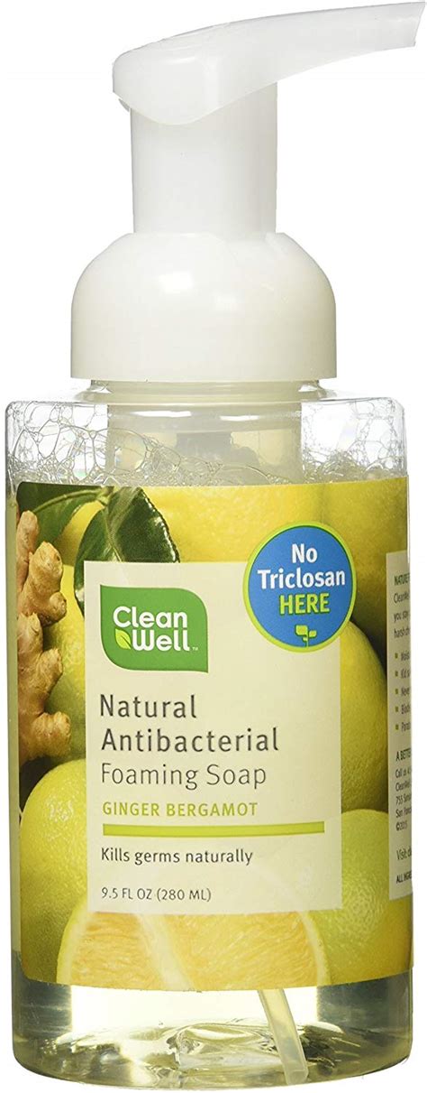 Cleanwell All Natural Antibacterial Foaming Soap 95 Fl Oz Fresh