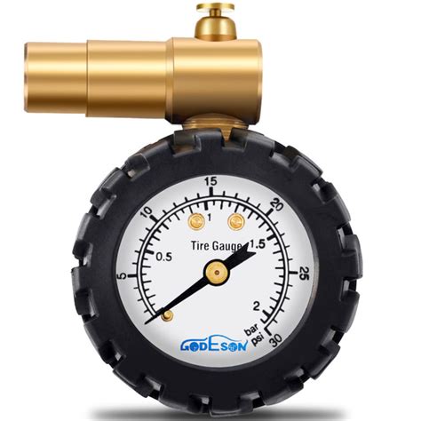 манометр ATsafepro автомобильный для шин 30PSI пистолет для подкачки ...