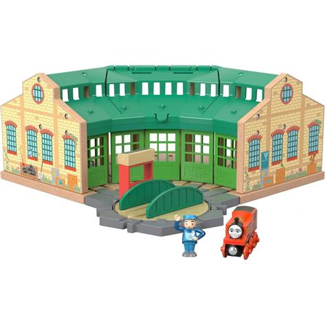 Thomas And Friends Wooden Train Set With Tidmouth Sheds Nia And Conductor In Nepal At Npr