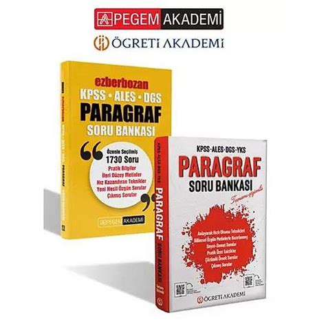 PEGEM AKADEMİ Ezberbozan KPSS ALES DGS Paragraf Soru Bankası ÖĞRETİ